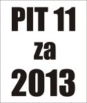 Odbiór PIT 11 za 2013 rok