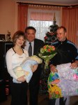 Z wizytą u Milenki Wiktorii, pierwszej ustronianki urodzonej w 2011 roku