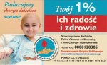 Pomóż 3 – letniej Lence i przekaż jej 1 % podatku