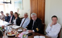 O inwestycjach i współpracy z Urzędem Morskim w Słupsku