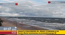 Ustrońska plaża codziennie na antenie POLSAT NEWS oraz TVP Info