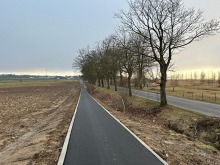 Nowa droga i ścieżka rowerowa
