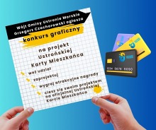 Konkurs graficzny na projekt "Ustrońskiej Karty Mieszkańca"
